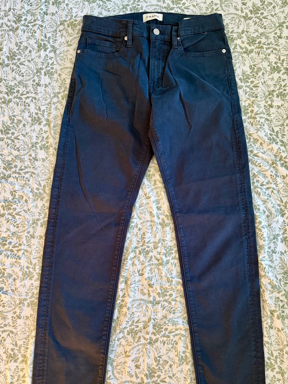 Frame Denim Men's Navy Slim Jeans